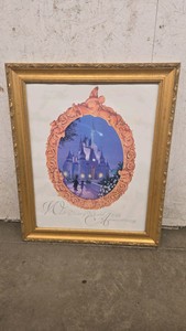 Walt Disney World 25th Anniversary Picture with frame