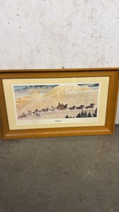 100th Anniversary Stage Coach Print