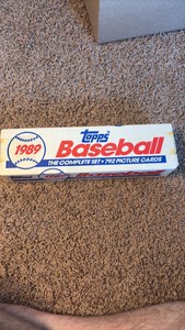 1989 Topps Baseball Card Complete Set, Still Mostly Sealed