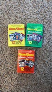 Three Box Sets of Collect a Book Sports Legends Booklet Cards