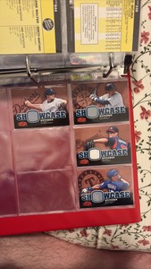 2006 Flair Showcase Jersey Card Lot, 4 Cards Featuring Game Used Jersey Pieces