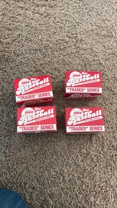 1986 and 1989 Traded Series Nearly Complete Sets, Two of Each Year, Missing Key Rookie Cards