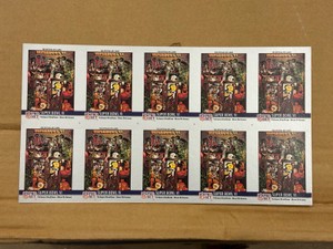 1990 Pro Set Uncut Sheet of Football Cards Featuring Super Bowl #6 RARE Collectible NFL