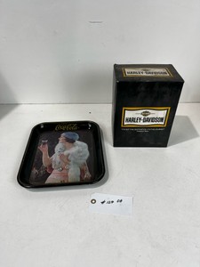 Coco Cola Tray and Harley Stein