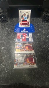 Donruss Cam Ward patch tom brady fleer 2002 1318  holiday edition Terrance Ferguson patch card  holiday edition Walter Nolel patch card