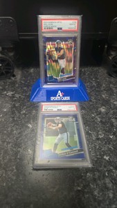 2023 Donruss Optic Will Levis purple shock psa 102023 Donruss Optic Aldan OConnell Blue 082199 psa 10