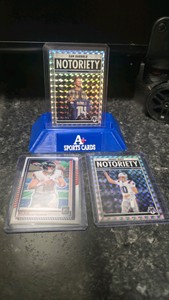 2025 Mosaic Sam Darnold Notorety2025 Mosaic Drake Maye Notoriety2025 Optic Bo Nix