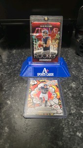 2024 Rookie and Stars Caleb Williams Stellar Rookies Red Lazer 2025 Donruss Bomb Squad Rome Odunze