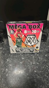 2020-21 Panini Mosaic NBA Basketball Factory Sealed Mega Box