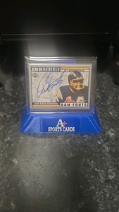 Upper Deck Dan Fouts autograph card