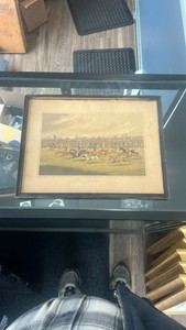 1820 horse racing etching