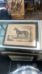 mid 1800s Monmouth eclipse etching