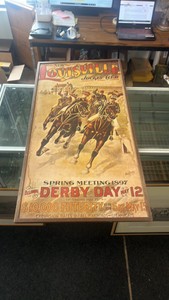 Louisville jockey club Kentucky derby poster reproduction