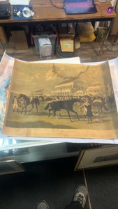 1839 grand stand ascot etching