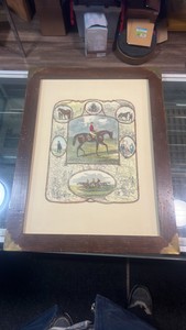 vintage horse lithograph