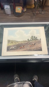 late 1800s horse racing lithograph