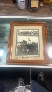 1942 dancing light horse racing photograph