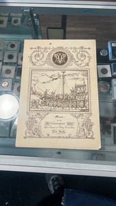 1934 Vanderbilt hotel menu