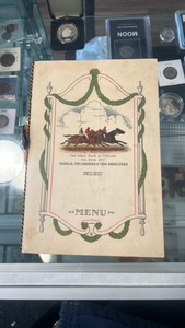 1925 the great race at pimlico menu
