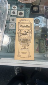 1938 metropolitan jockey club racing program