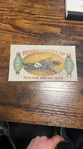 1904 Brooklyn handicap horse race booklet