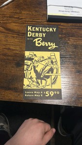1955 Kentucky derby pamphlet