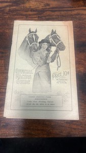1912 Corry driving park association official racing guide