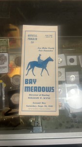 1946 bay meadows race program