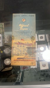 1941 Santa Anita park race program