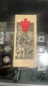 1951 Saratoga race program