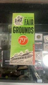 1952 New Orleans fair grounds race program