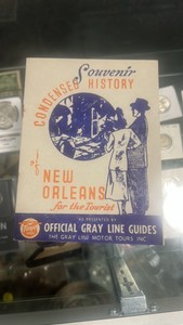 antique New Orleans history souvenir booklet