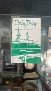 vintage Kentucky derby booklet