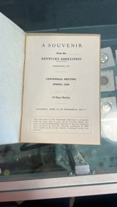 1926 Kentucky association 100 year anniversary booklet