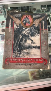 antique Dan patch international stock food farm Minneapolis Minnesota book