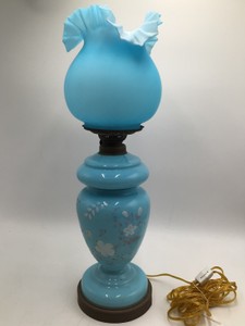 Antique Fenton Glass lamp