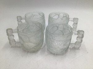 Vintage Flintstone glass mugs