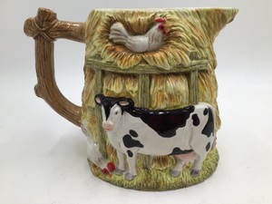 Vintage Fitz and Floyd Farmyard CreamerPitcher
