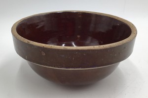 Vintage Brown Ceramic Bowl