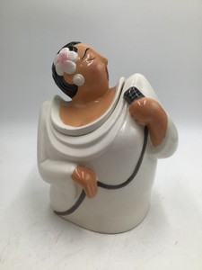 Vintage Ceramic Singer Cookie Jar