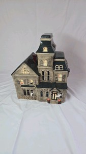 Vintage Ceramic Haunted House Cookie Jar