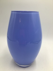 Vintage Blue Glass Vase