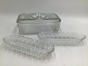 Vintage Clear Glass Dishes