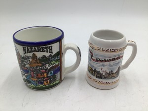 Pair of collectible souvenir mugs