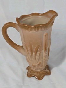 Vintage Greentown Glass Chocolate Pitcher