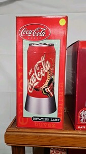 Coca Cola Rotating Lamp wBox