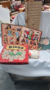 Asst of Games, Paper dolls, puzzle peg, etc