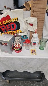Coca Cola Sugar Shaker wbox, Santa Snow Globe by Hallmark