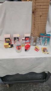 Coke SaltPepper Shakers and SP Shaker Caddy