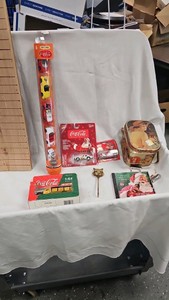164 Die Cast Coke Truck, Collector Die Cast Cars, Tins